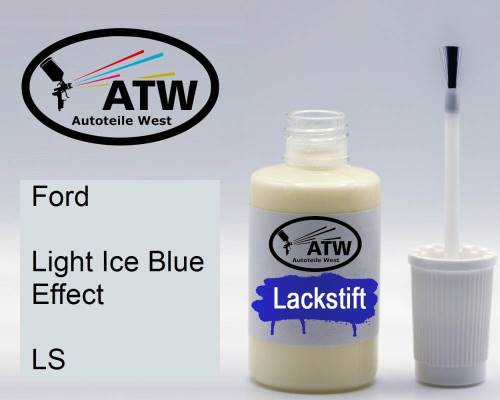 Ford, Light Ice Blue Effect, LS: 20ml Lackstift, von ATW Autoteile West.